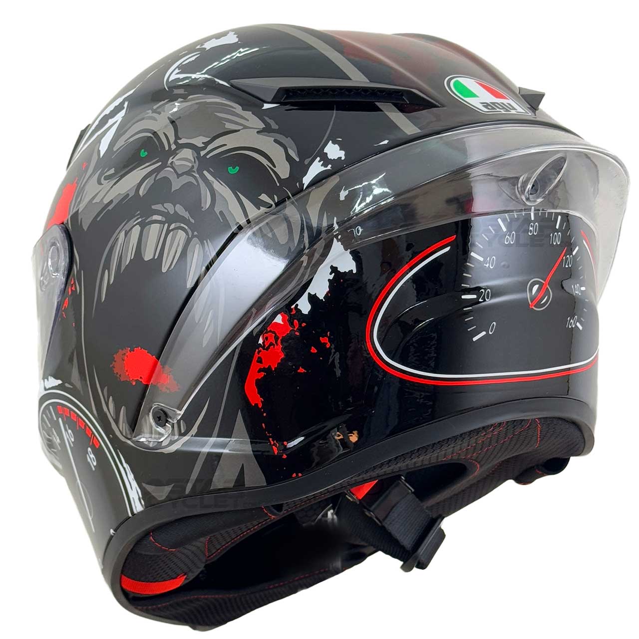 وزن کلاه کاسکت فک ثابت طرح AGV مدل KILOMETER