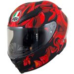 خرید کلاه کاسکت فک ثابت طرح AGV مدل OCTA RED