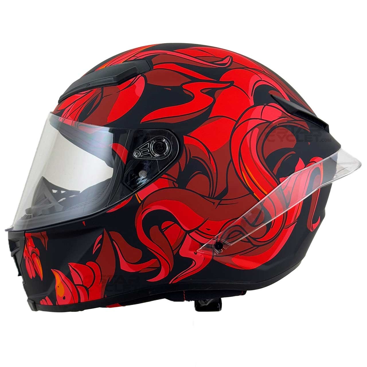 وزن کلاه کاسکت فک ثابت طرح AGV مدل OCTA RED