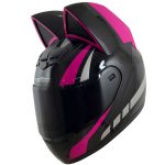 خرید کلاه کاسکت گربه‌ای VENOME مدل BK PINK