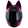 کیفیت کلاه کاسکت گربه‌ای VENOME مدل BK PINK