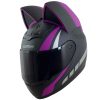 خرید کلاه کاسکت گربه‌ای VENOME مدل BK PURPLE