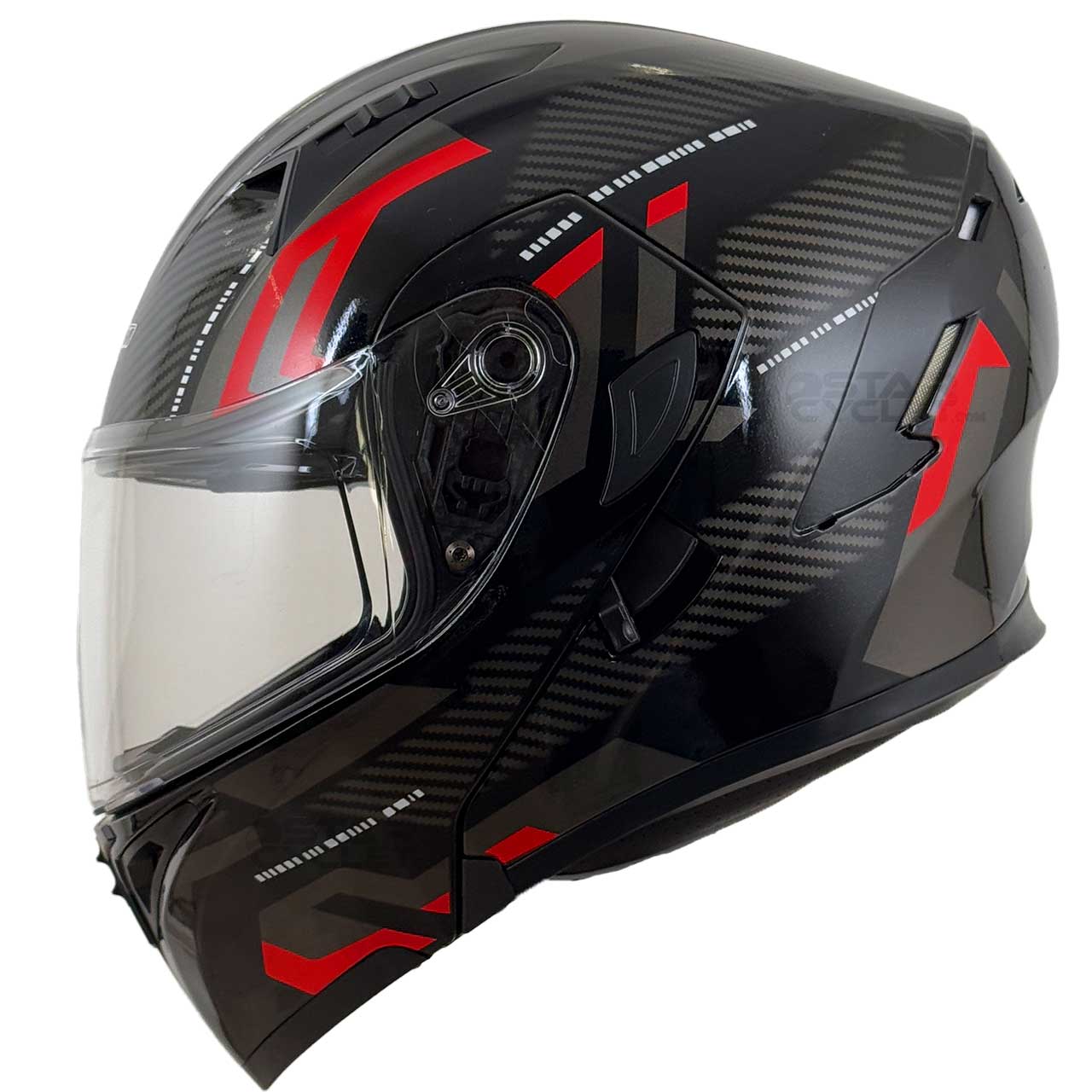 بررسی کلاه کاسکت فک متحرک VENOM مدل BLACK RED
