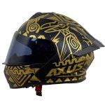 استاندارد کلاه کاسکت فک متحرک VENOM مدل AXUS GOLD