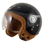 خرید کلاه کاسکت وسپایی BEON مدل 110 SHINE-BLACK-GOLD