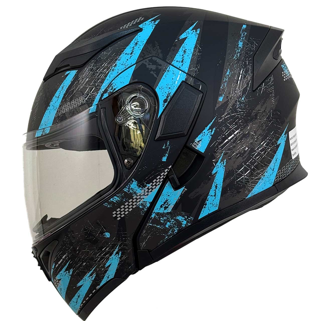 وزن کلاه کاسکت فک متحرک DA1 مدل 101 ZEBRA BLUE