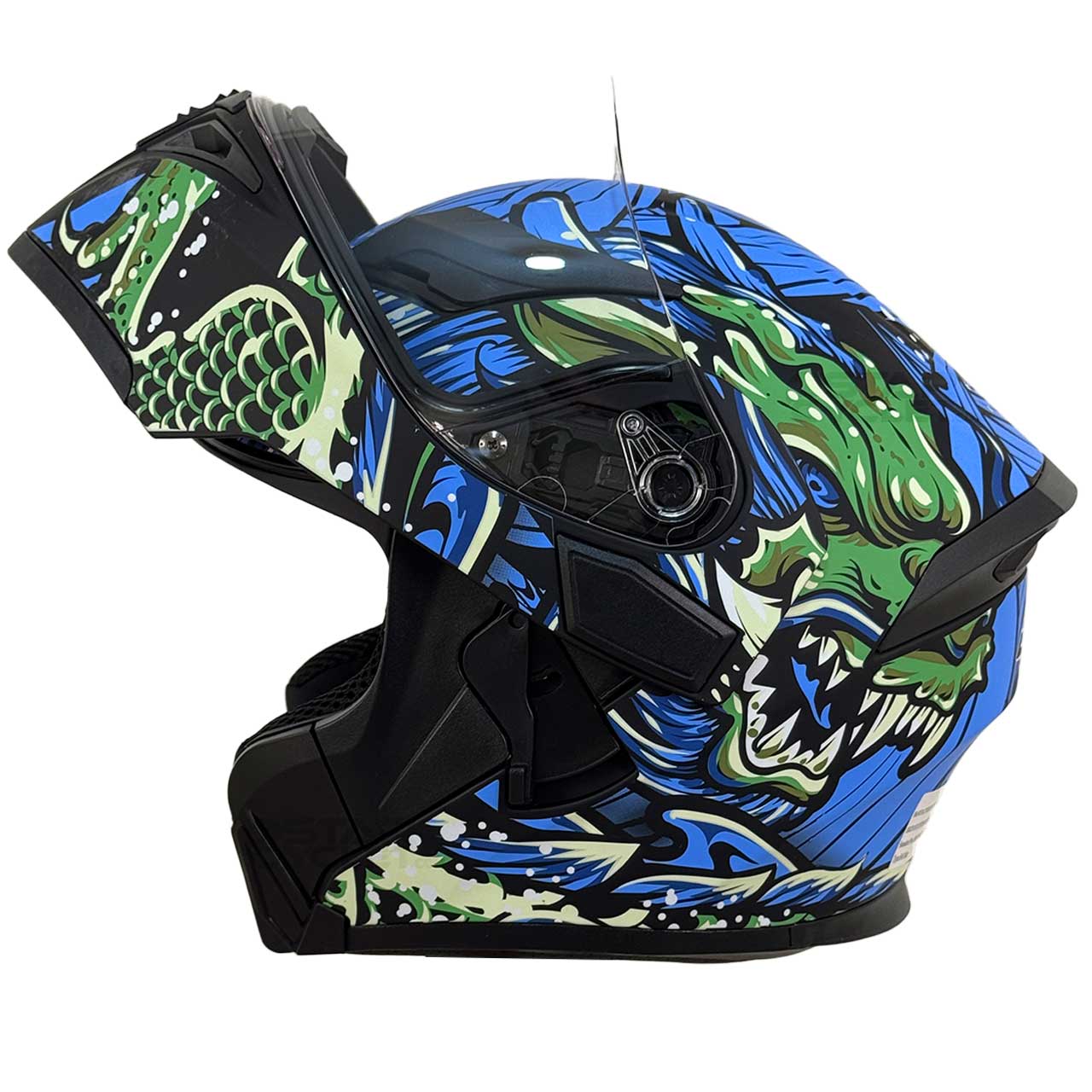 قیمت کلاه کاسکت فک متحرک DA1 مدل 101 BLU DRAGON