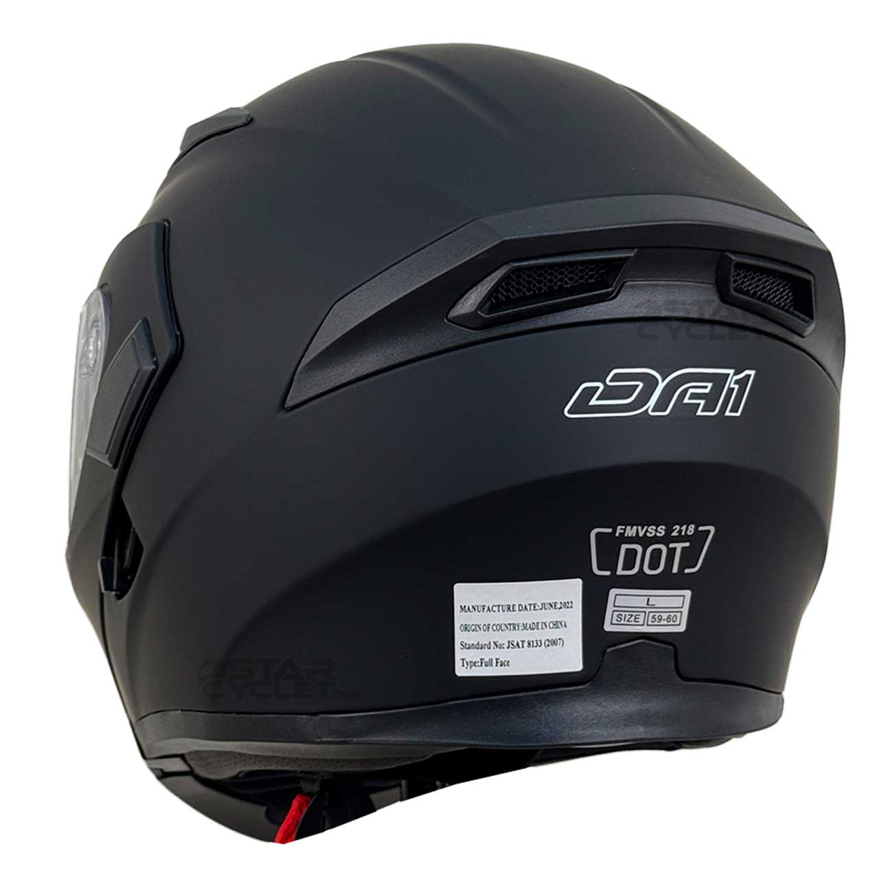 بررسی کلاه کاسکت فک متحرک DA1 مدل 101 MT BLACK