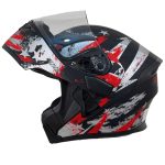 قیمت کلاه کاسکت فک متحرک DA1 مدل 101 ZEBRA SILVER