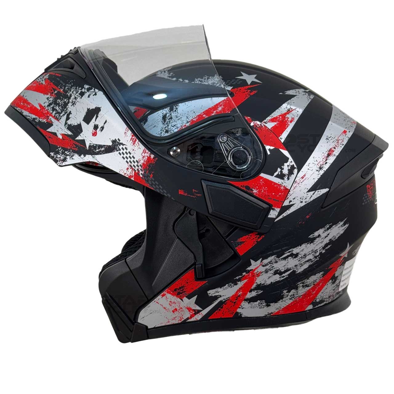 قیمت کلاه کاسکت فک متحرک DA1 مدل 101 ZEBRA SILVER