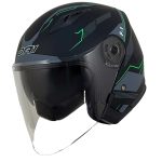 خرید کلاه کاسکت بدون فک DA1 مدل 402 GRPHIC GRN