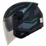 وزن کلاه کاسکت بدون فک DA1 مدل 402 GRPHIC GRN