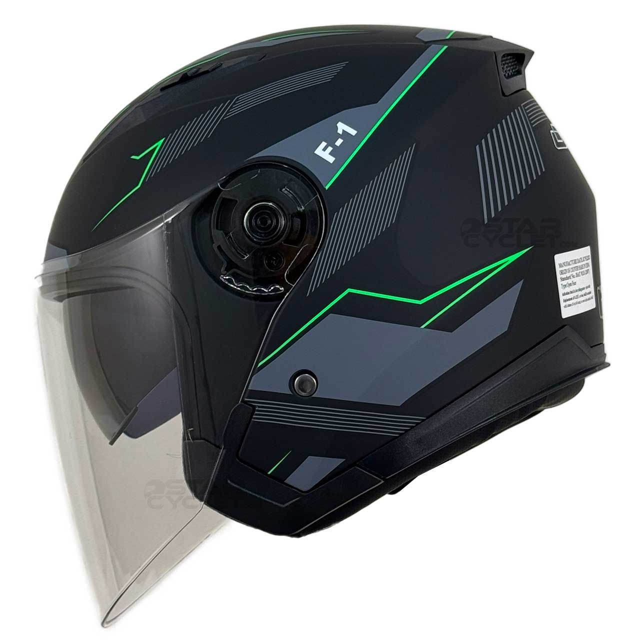 وزن کلاه کاسکت بدون فک DA1 مدل 402 GRPHIC GRN