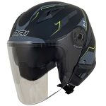 خرید کلاه کاسکت بدون فک DA1 مدل 402 GRPHIC YELO