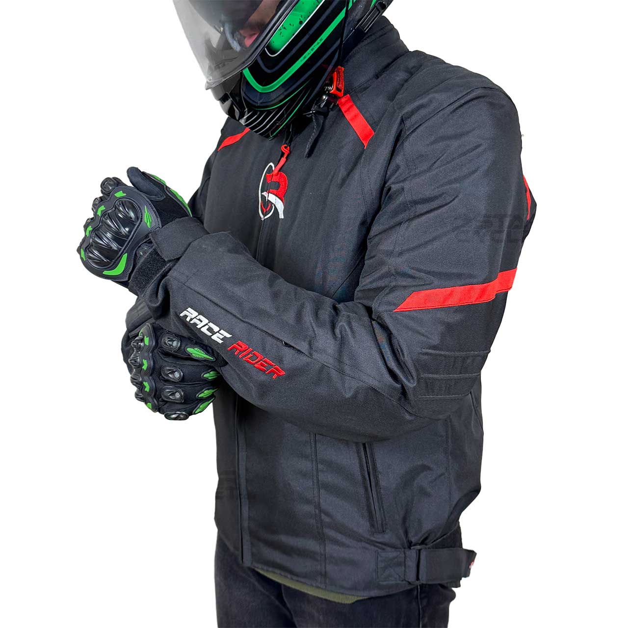 عکس کاپشن کوتاه موتور سواری RACE RIDER مدل کوردورا