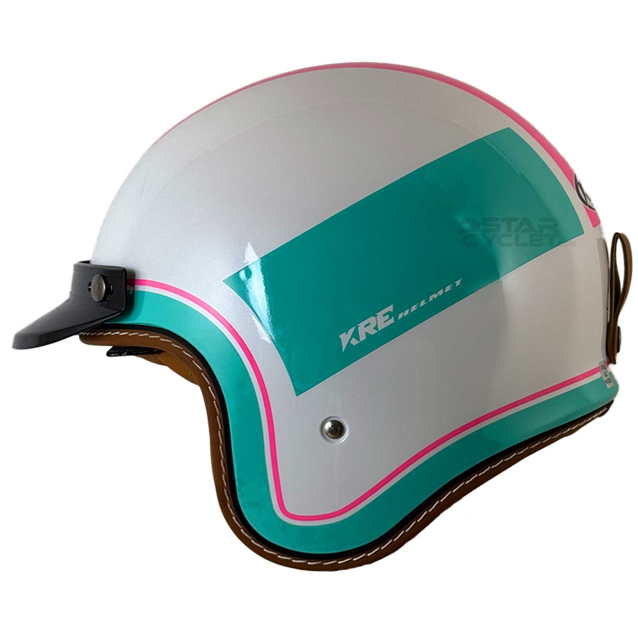 قیمت کلاه کاسکت وسپایی KRE مدل FR-PINK