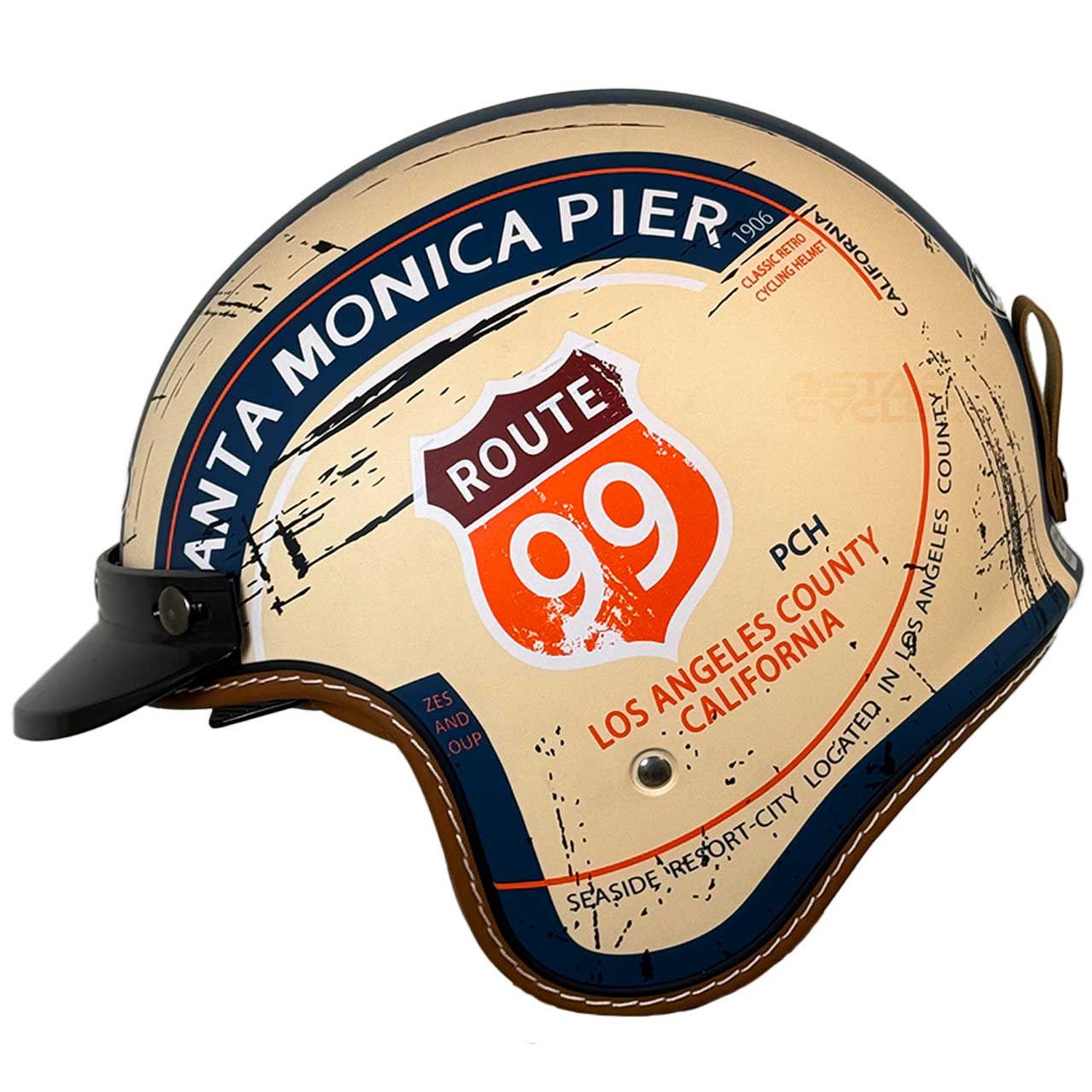 بررسی کلاه کاسکت وسپایی KRE مدل ROUTE99