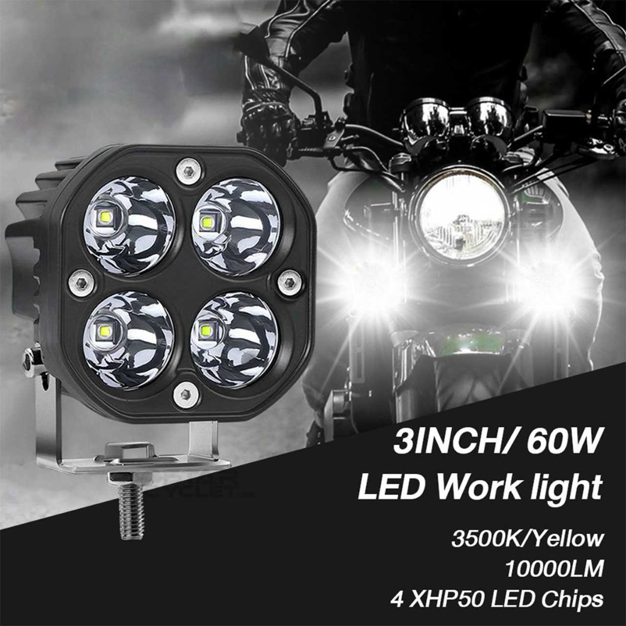 کارایی پرژکتور بغل موتورسیکلت MINI مدل DRIVING