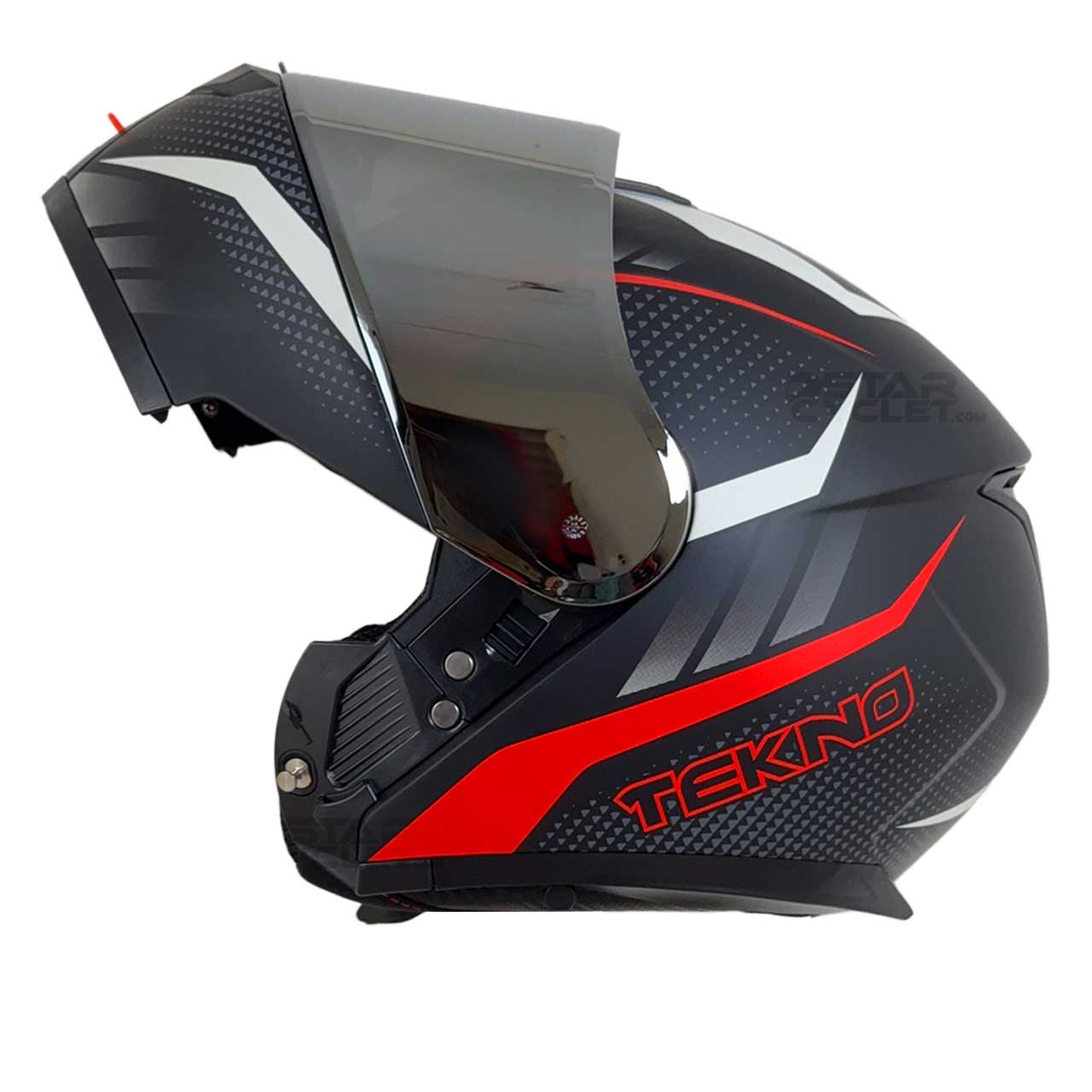 وزن کلاه کاسکت TEKNO مدل T144 BLACK RED
