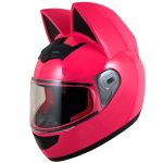 خرید کلاه کاسکت گربه‌ای HNJ مدل PINK