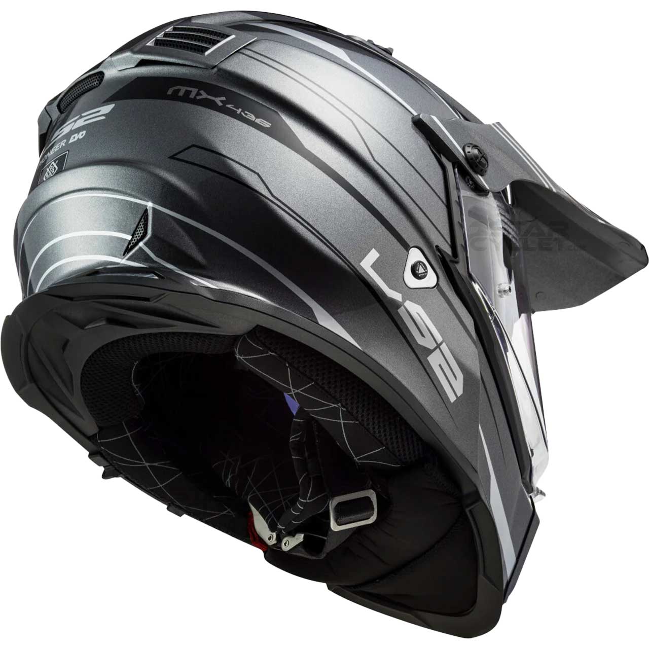 بررسی کلاه کاسکت ال اس تو اندرو مدل PIONEER-GREY