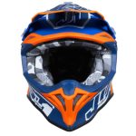 عکس کلاه کاسکت JUST ONE مدل J39-BLU ORNG