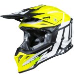 خرید کلاه کاسکت JUST ONE مدل کراسی J39 FLOU-YELLOW-BLACK-WHITE