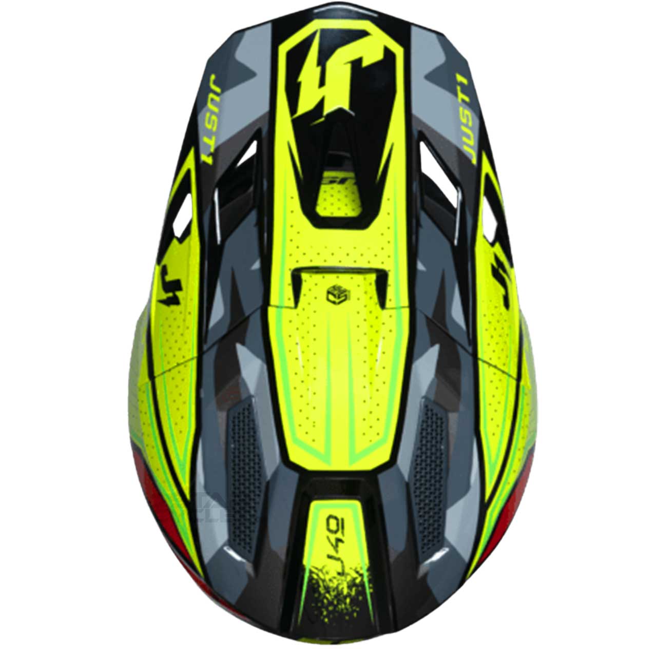 وزن کلاه کاسکت کراسی JUST ONE مدل J40-YELOW RED