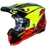 خرید کلاه کاسکت کراسی JUST ONE مدل J40-YELOW RED