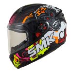 قیمت کلاه کاسکت نوجوان SMK بایونیک مدل CHIMPZ (MA267)