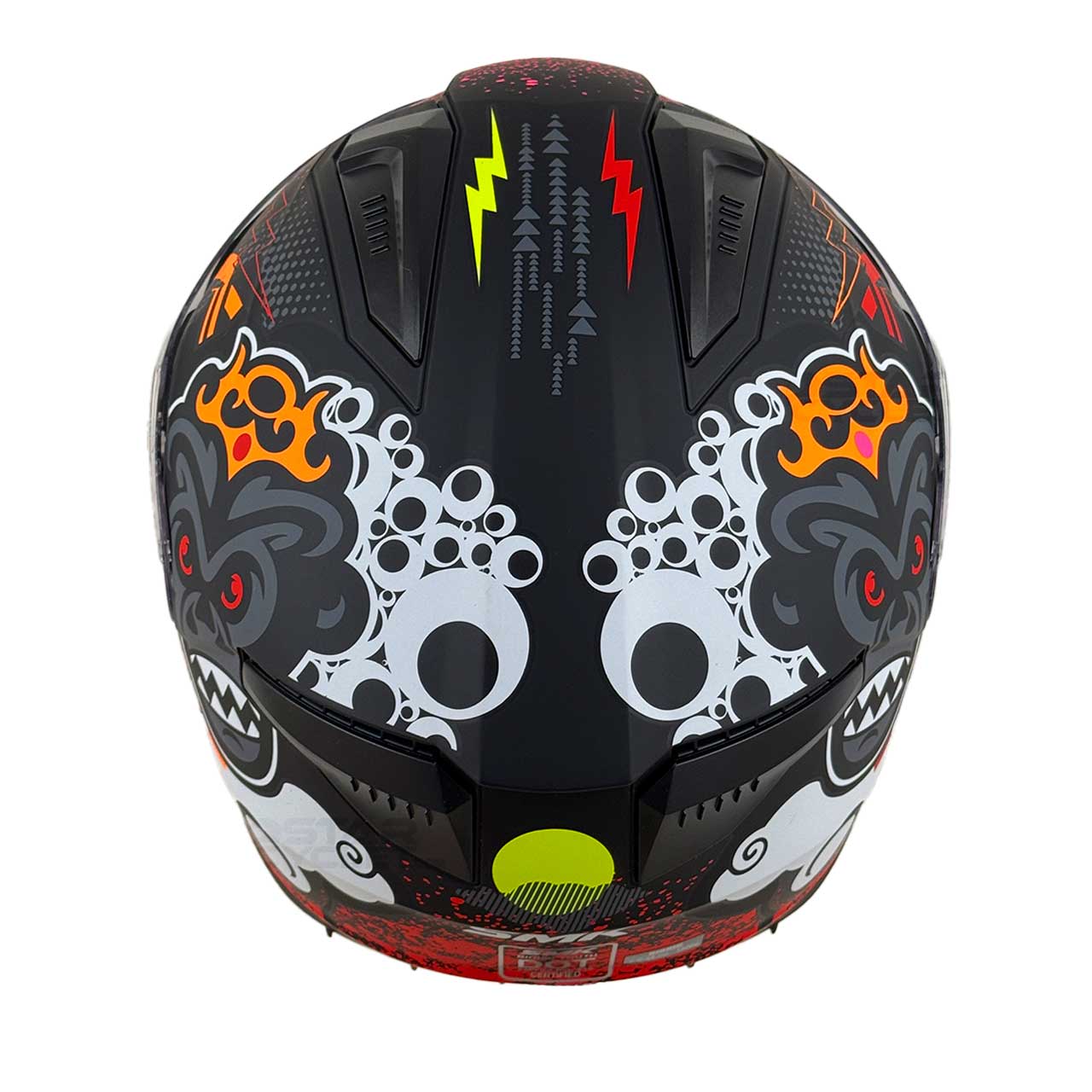 عکس کلاه کاسکت نوجوان SMK بایونیک مدل CHIMPZ (MA267)