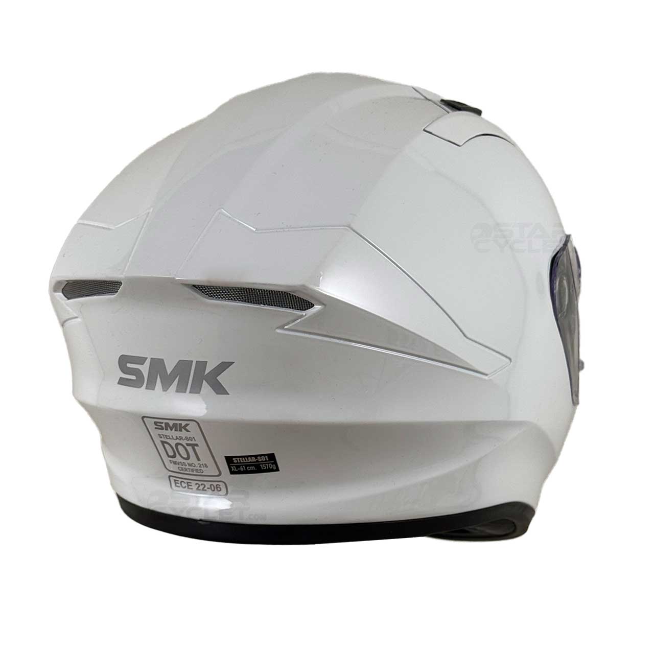 عکس کلاه کاسکت نوجوان SMK بایونیک مدل SOLID (GL100)