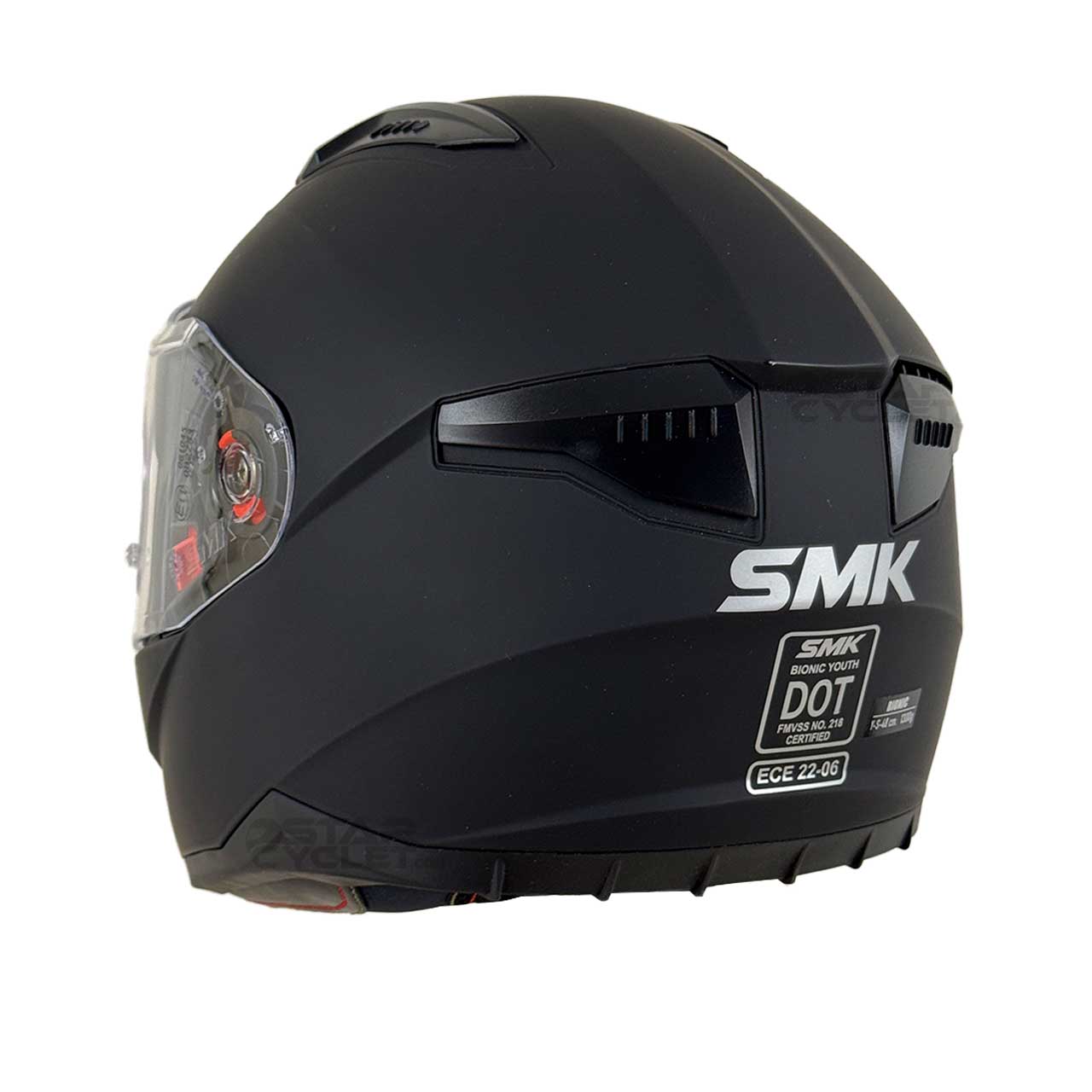 وزن کلاه کاسکت نوجوان SMK بایونیک مدل SOLID (MA200)