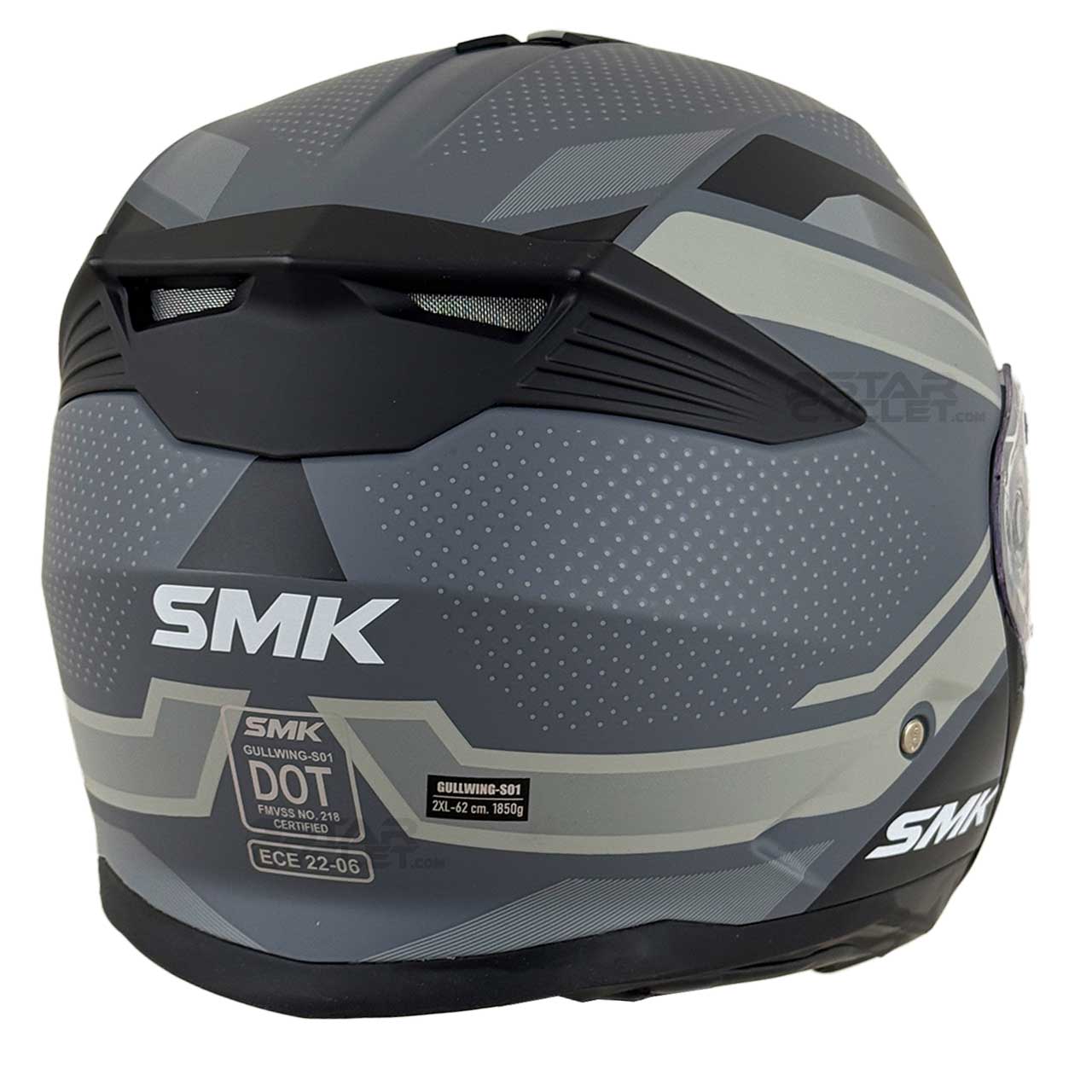 کیفیت کلاه کاسکت فک متحرک SMK گولوینگ مدل SUPERTOUR (MA661)