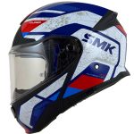 بررسی کلاه کاسکت فک متحرک SMK گولوینگ مدل NAVIGATOR (GL513) BLU