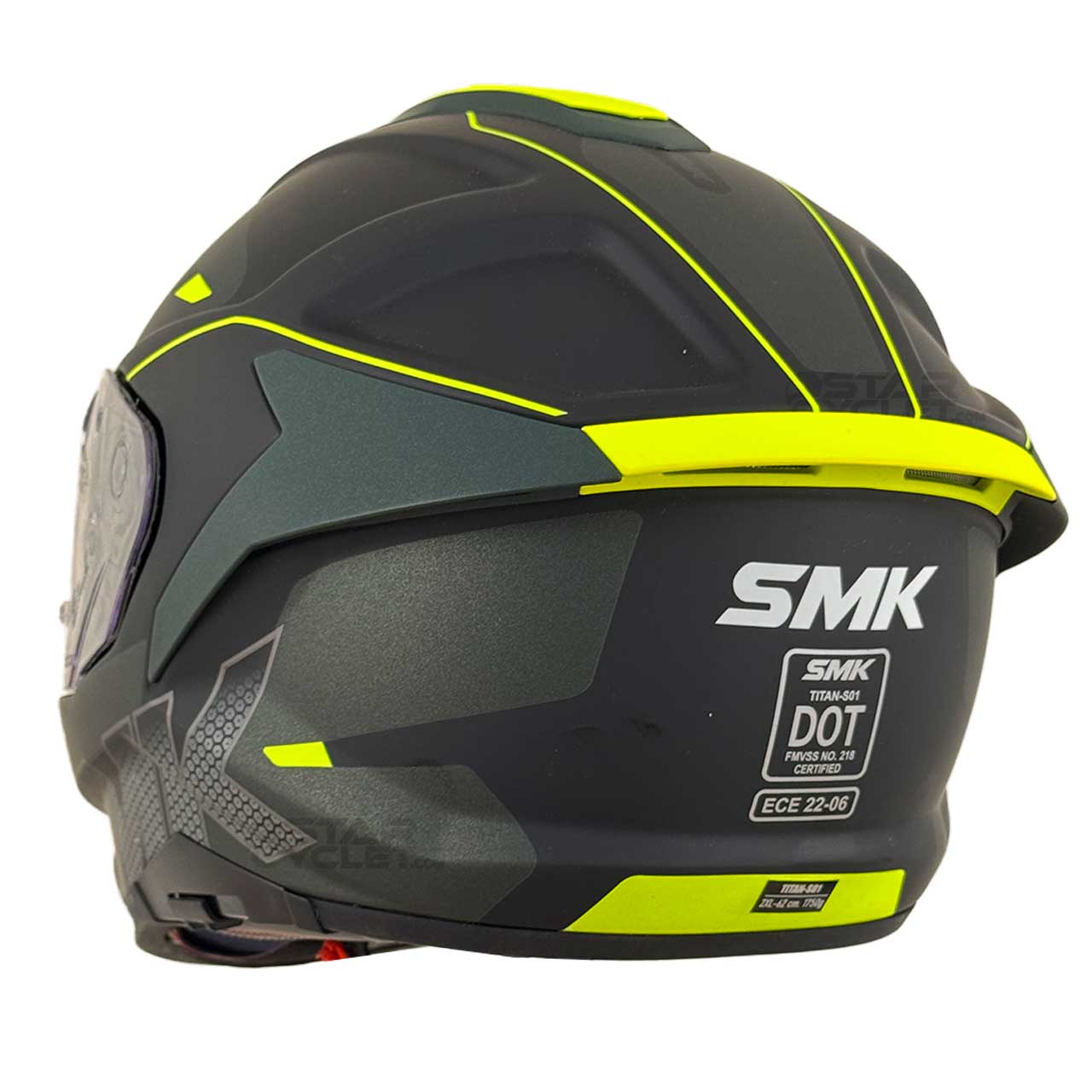 وزن کلاه کاسکت SMK مدل (TITAN FIREFLY (MA284