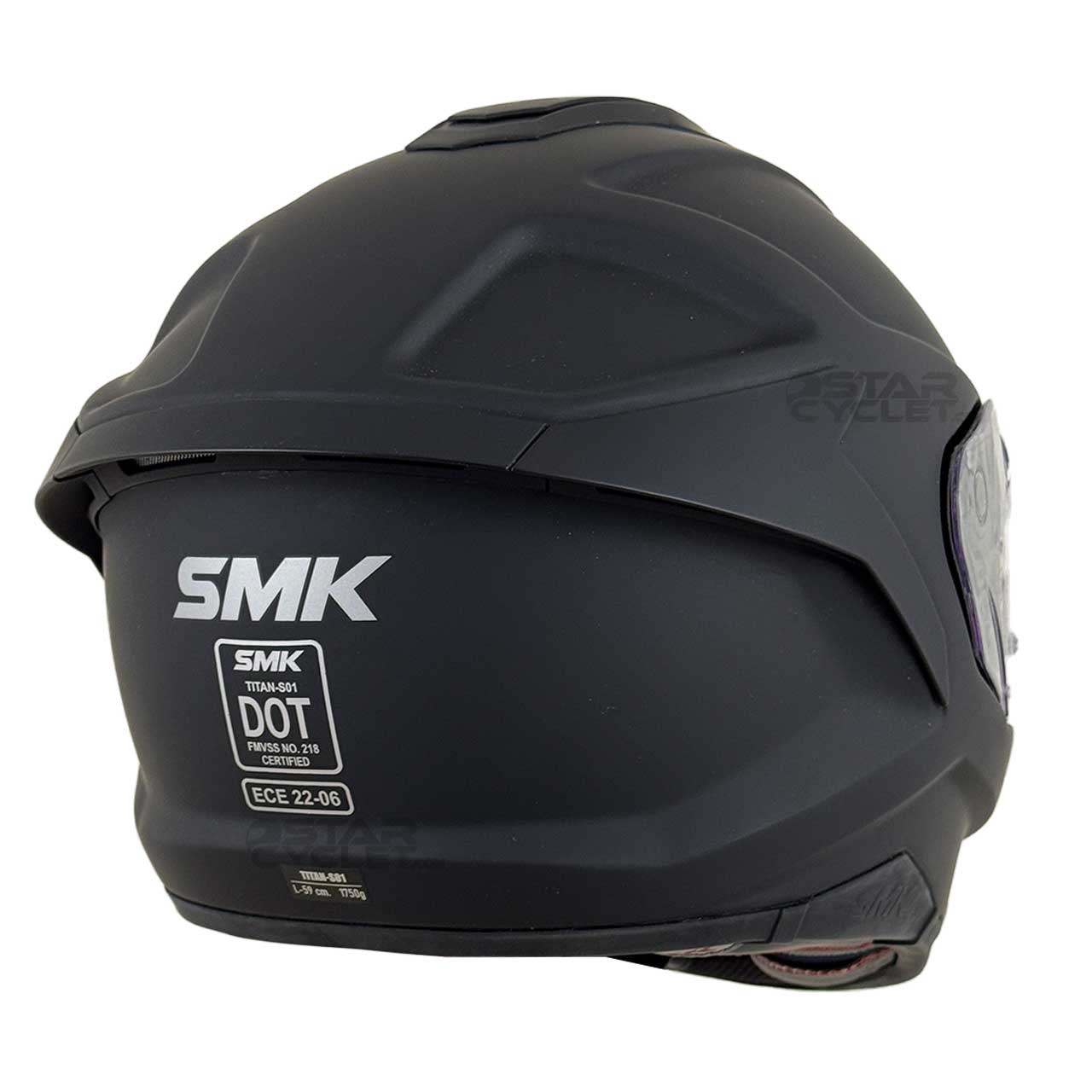 بررسی کلاه کاسکت SMK مدل (TITAN SOLID (MA200