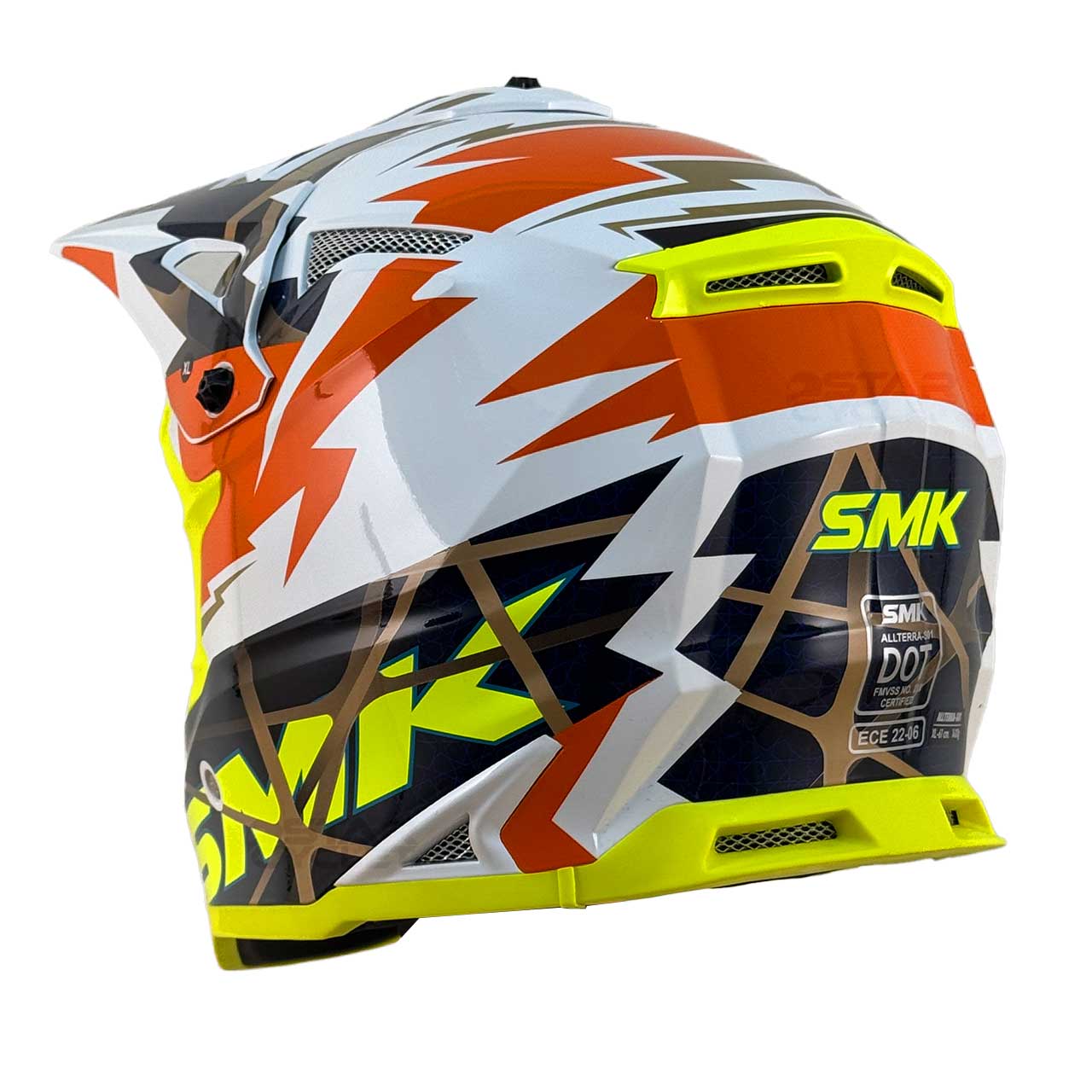 بررسی کلاه کاسکت کراسی SMK آلترا مدل FULMINE (GL174)