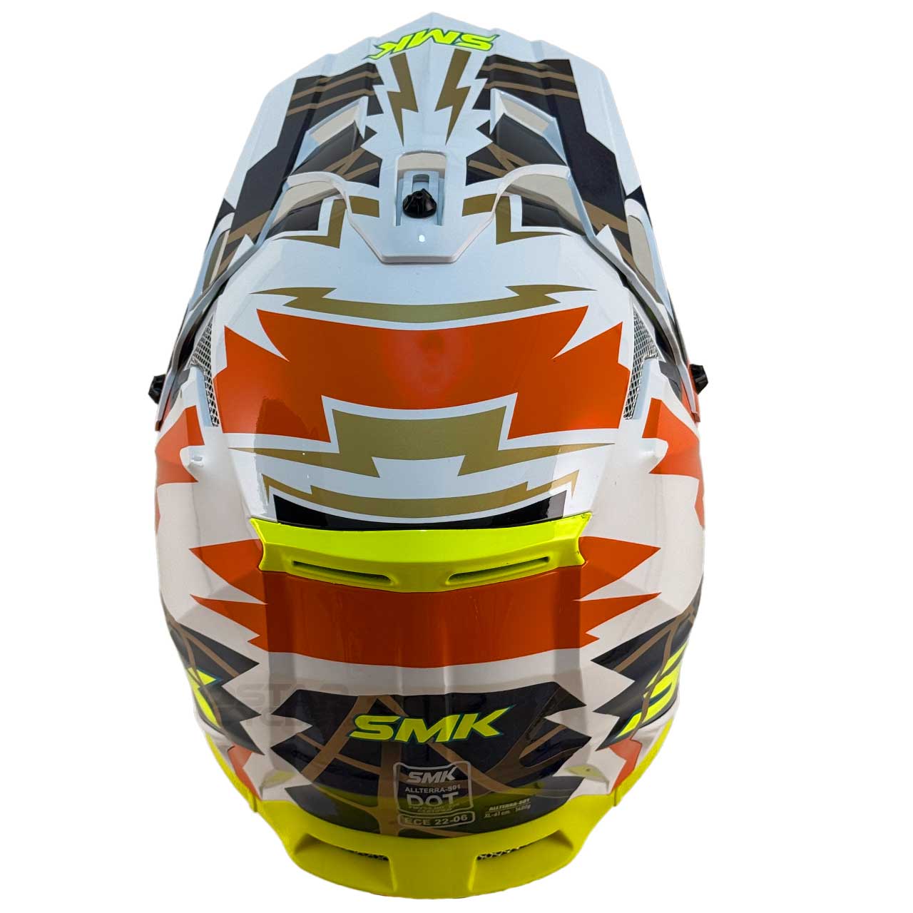 رنگ کلاه کاسکت کراسی SMK آلترا مدل FULMINE (GL174)