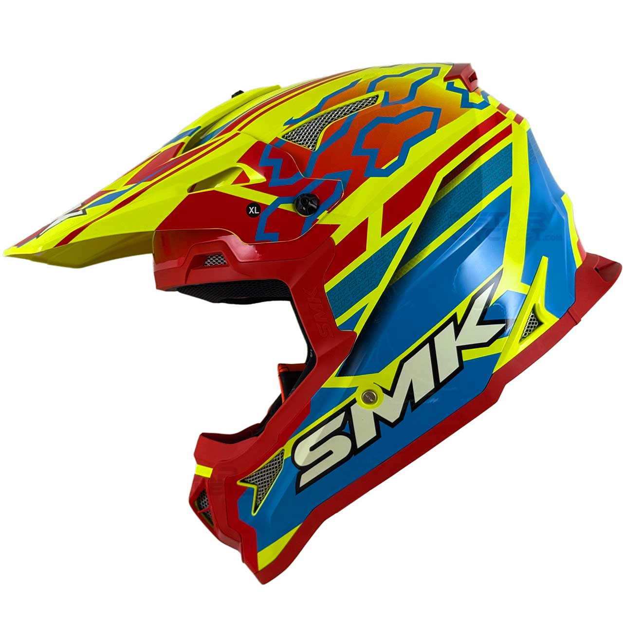 کیفیت کلاه کاسکت کراسی SMK آلترا مدل TRIBOU (GL453)