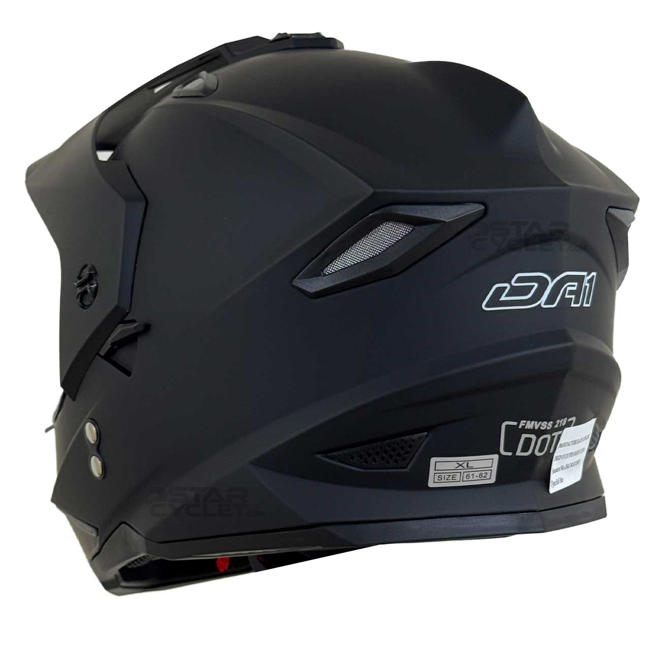 عکس کلاه کاسکت اندرو DA1 مدل 202 MAT BLACK