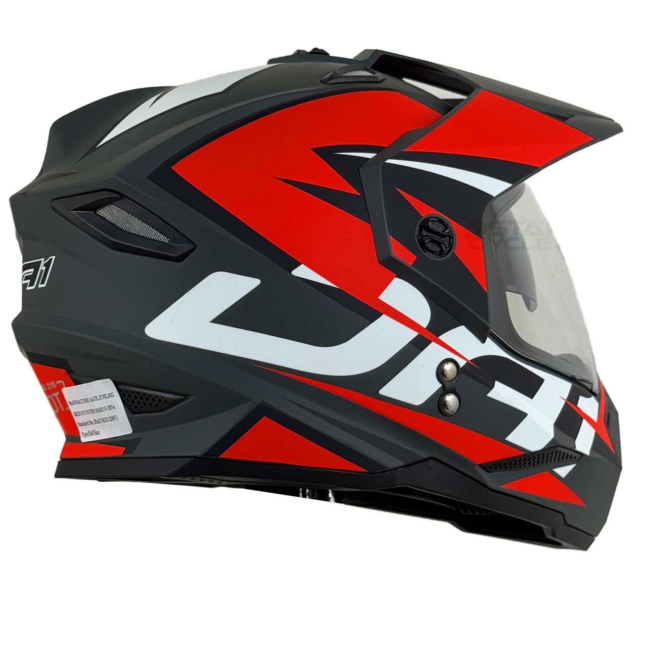 عکس کلاه کاسکت اندرو DA1 مدل 202 RED FLAG