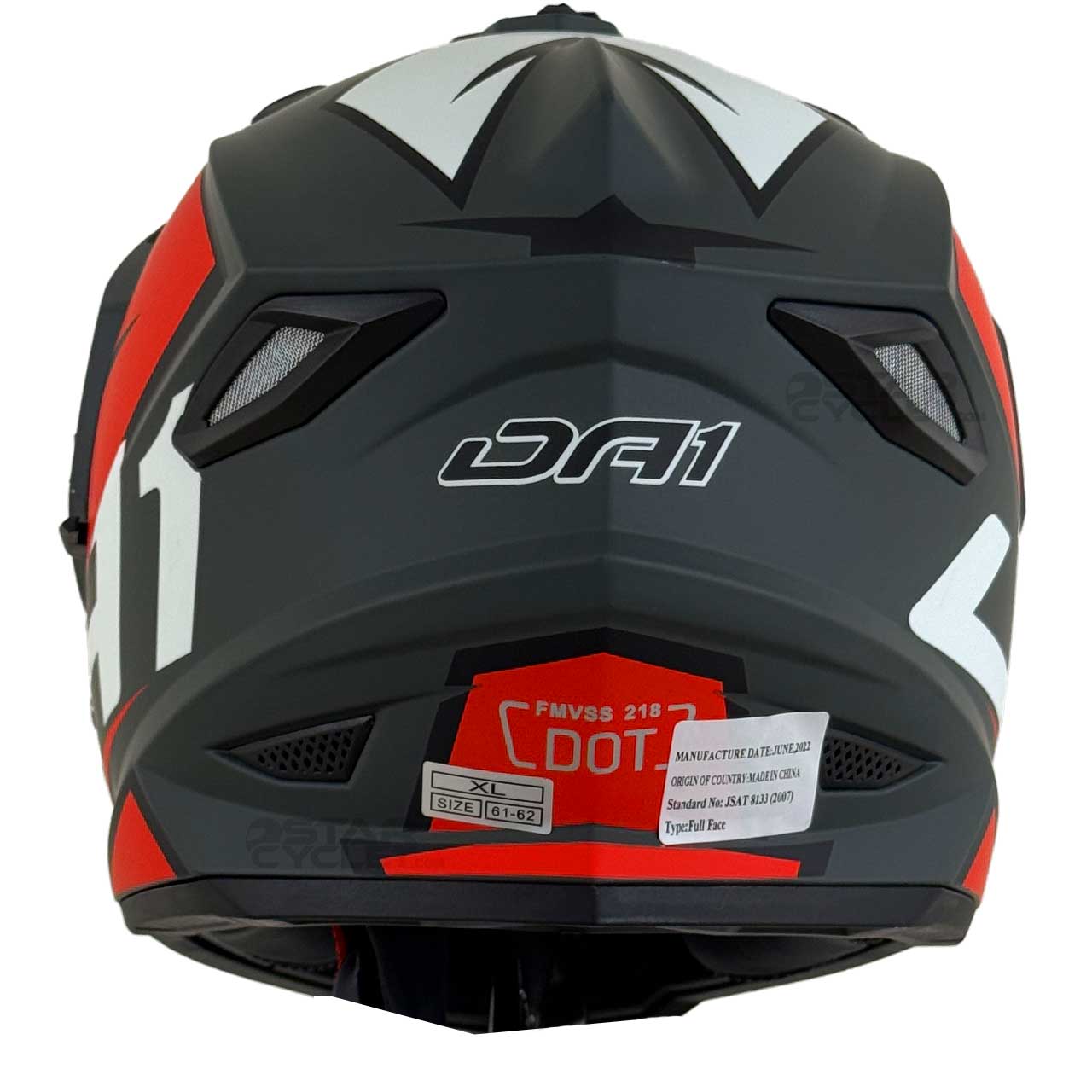 وزن کلاه کاسکت اندرو DA1 مدل 202 RED FLAG