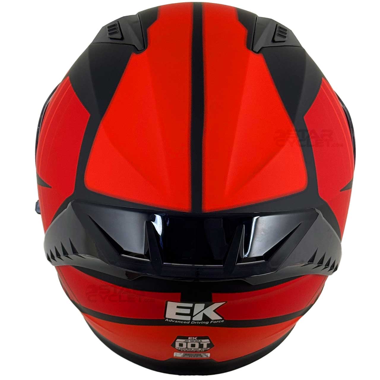 کیفیت کلاه کاسکت فک متحرک EK مدل JK908A ORNGE