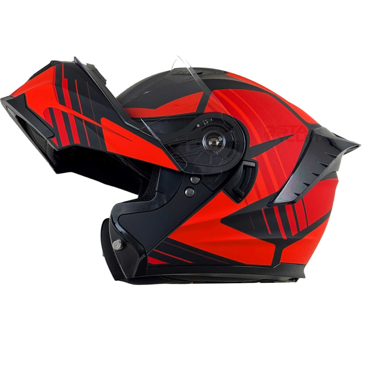 عکس کلاه کاسکت فک متحرک EK مدل JK908A ORNGE