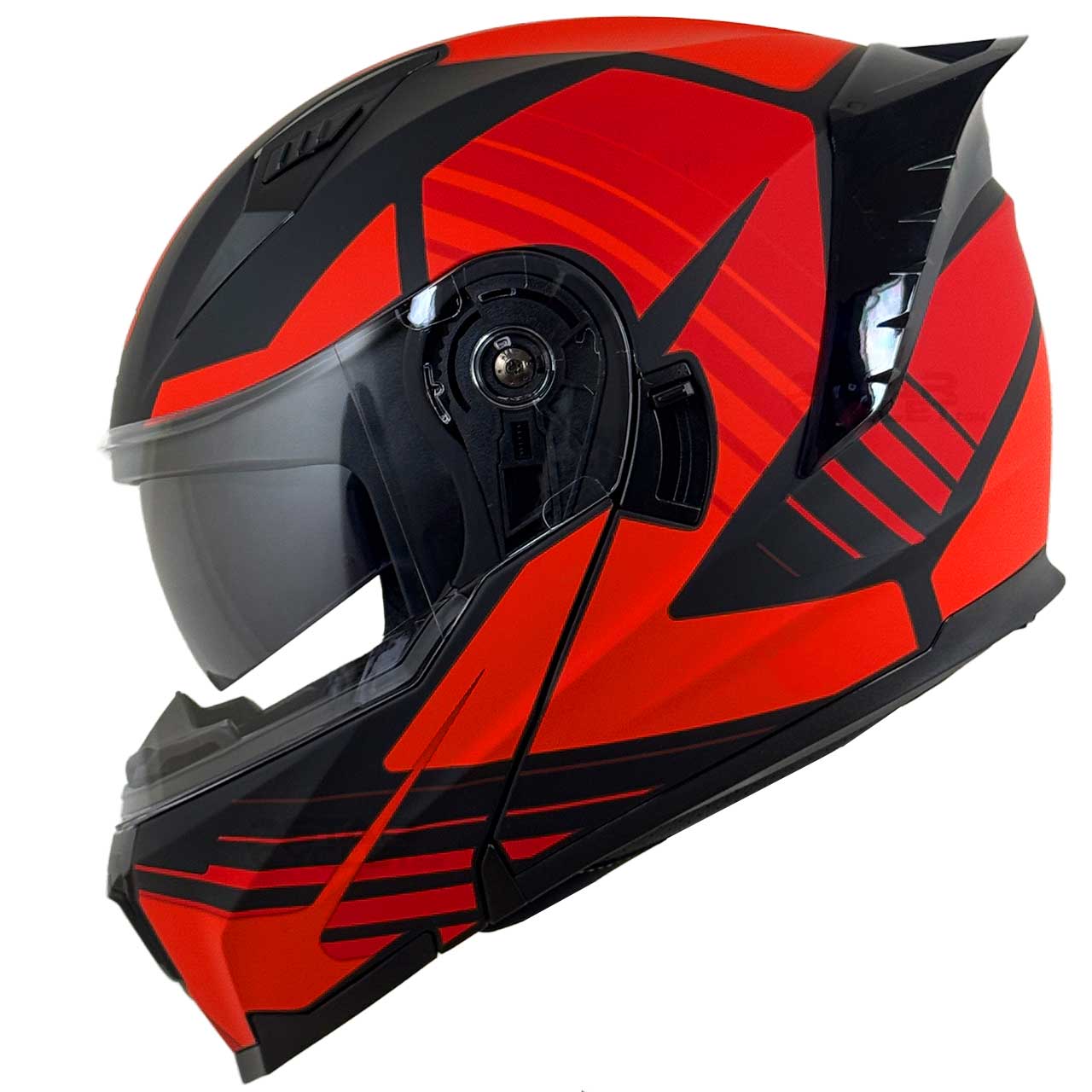 بررسی کلاه کاسکت فک متحرک EK مدل JK908A ORNGE