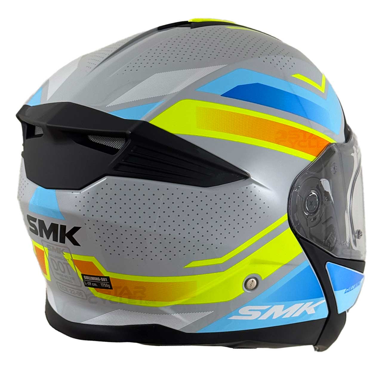 عکس کلاه کاسکت فک متحرک SMK گولوینگ مدل SUPERTOUR (GL654)