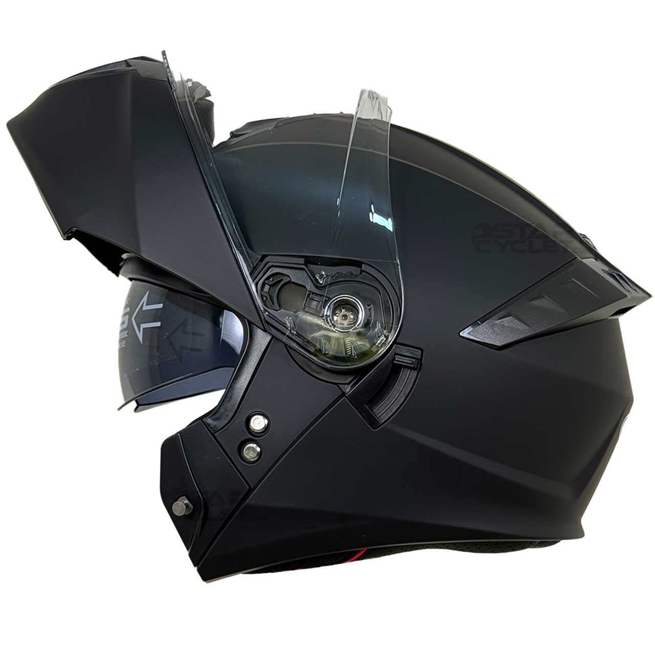 بررسی کلاه کاسکت فک متحرک HKT مدل MAT BLACK