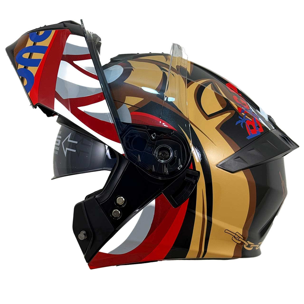 بررسی کلاه کاسکت فک متحرک HKT مدل BIG PUG