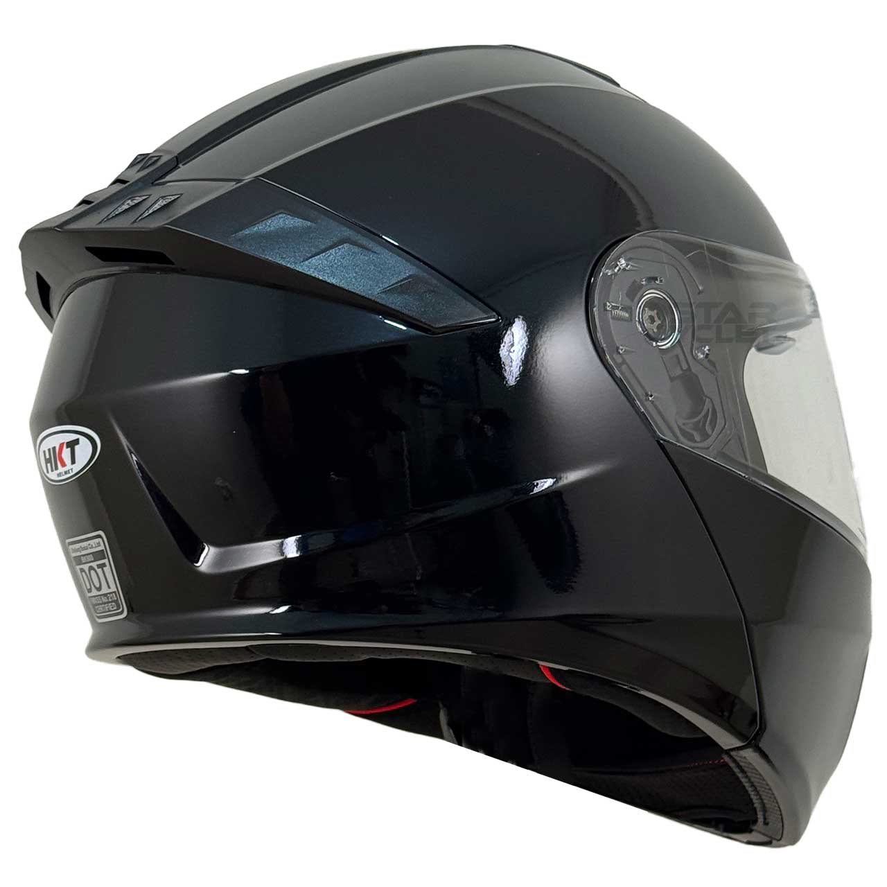 کیفیت کلاه کاسکت فک متحرک HKT مدل GLOS BLACK